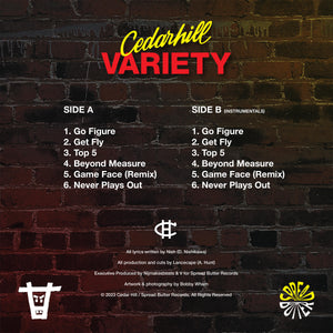 Cedar Hill - Variety EP (Black Vinyl)